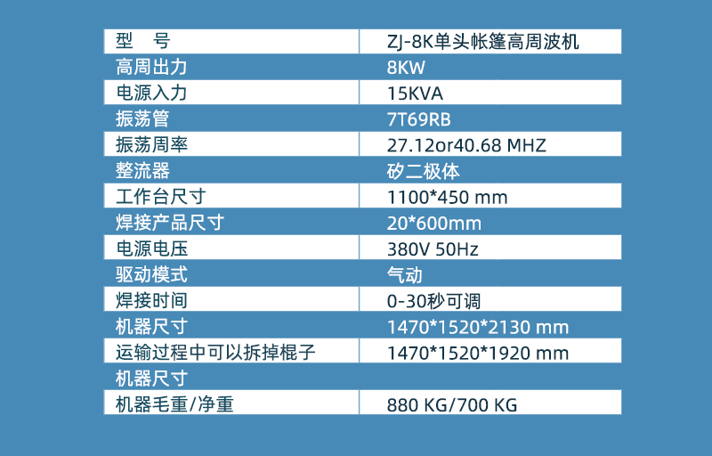 戶外展覽帳篷熱合機